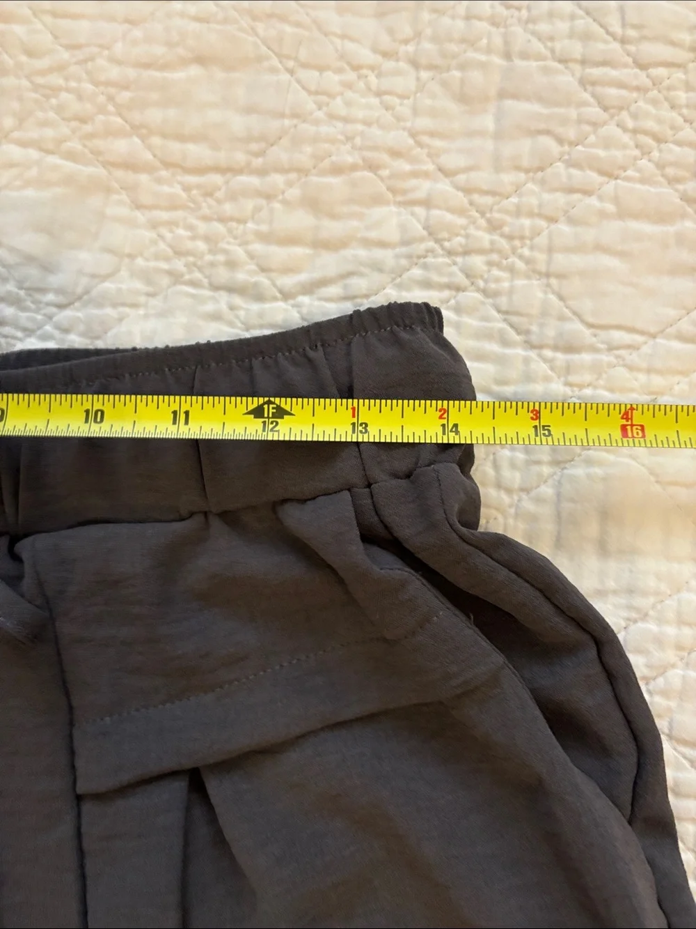 Wide-Leg Drawstring Pants - dark gray - Picture 7 of 7